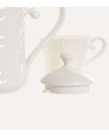 Set de Café Hada de 4 Tazas y Tetera de Porcelana