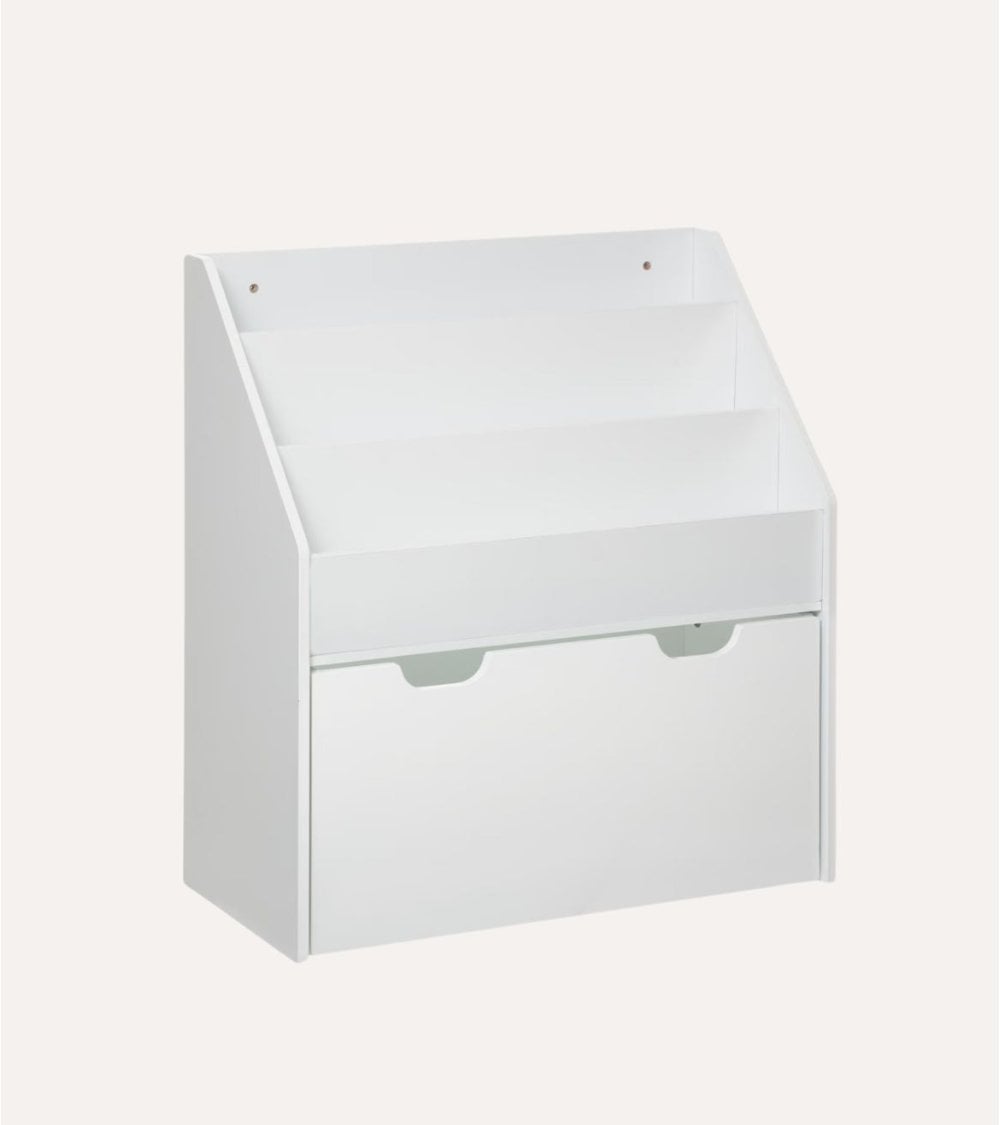 Estantería Librería Infantil con Ruedas de Madera