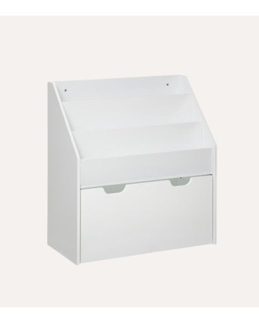 Estantería Librería Infantil con Ruedas de Madera