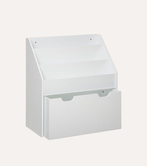 Estantería Librería Infantil con Ruedas de Madera