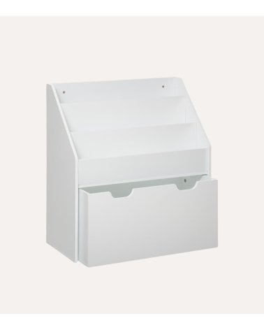 Estantería Librería Infantil con Ruedas de Madera