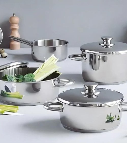 Cacerola Vitrocor con Tapa Difusora de Inox