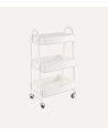 Carrito Auxiliar Camacho de 3 Niveles de Metal