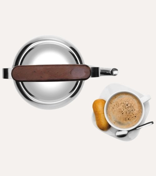 Tetera Hervidora de Agua Pava de Acero Inoxidable 18/10