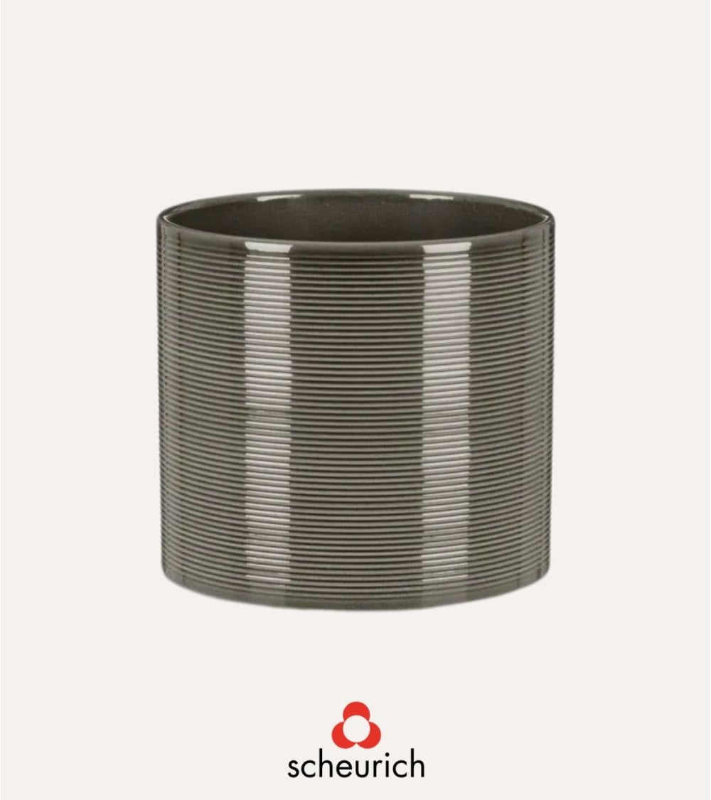 Maceta Glass Grey de Cerámica