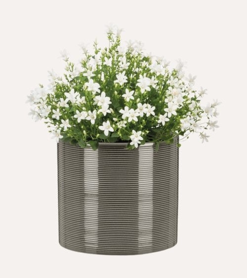 Maceta Glass Grey de Cerámica