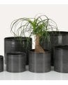 Maceta Glass Grey de Cerámica