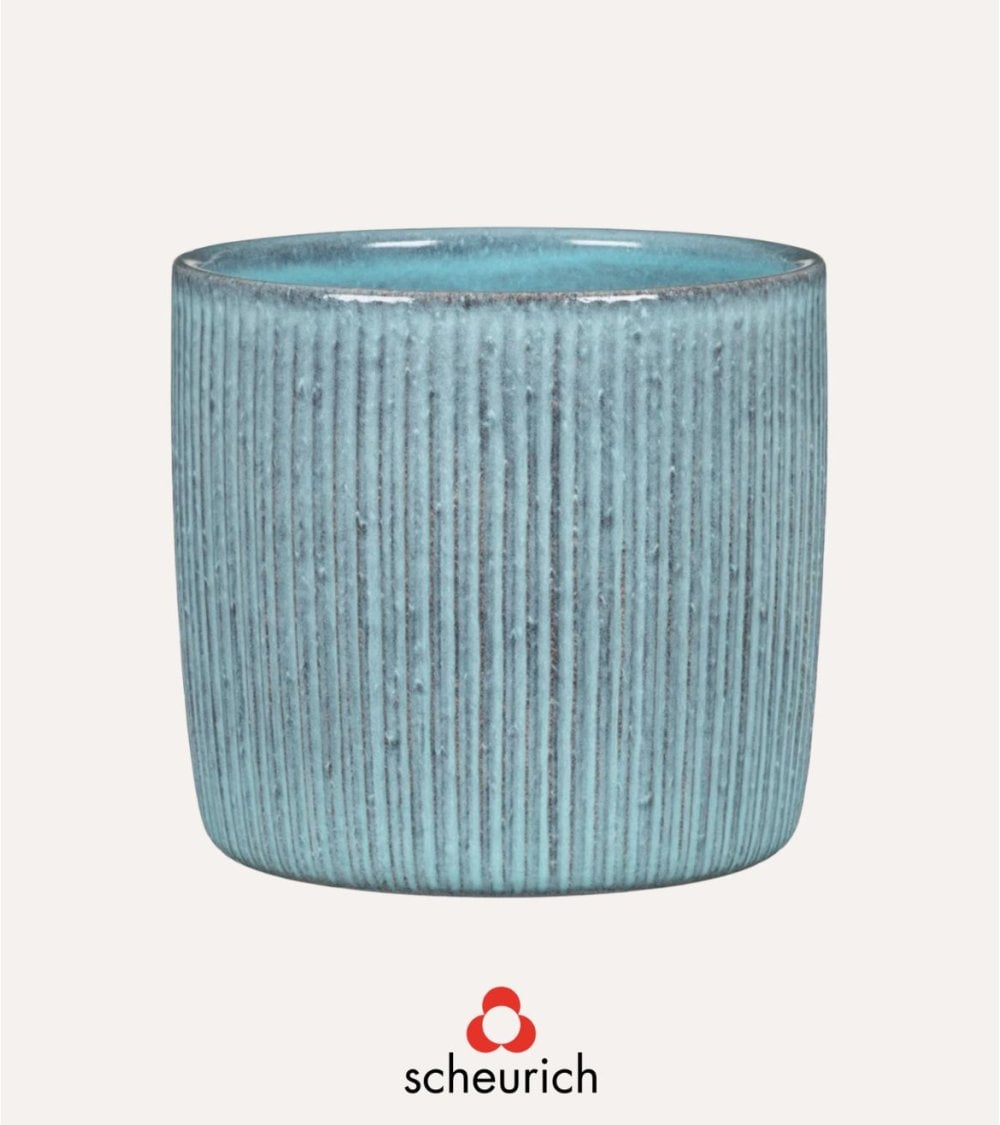 Maceta Lagoon a Rayas de Cerámica