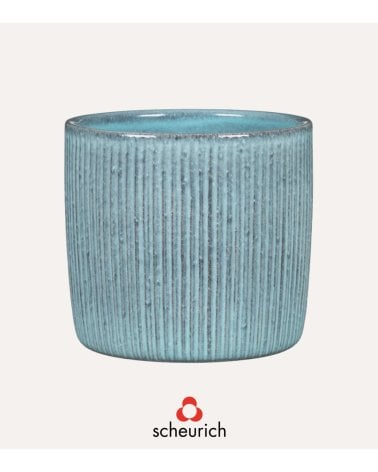 Maceta Lagoon a Rayas de Cerámica