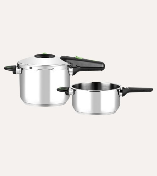 Set de 2 Ollas a Presión Dúo Presto de 4 + 6 Litros