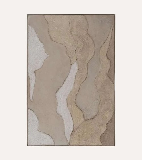 Cuadro Lienzo de Pintura con Relieve y Volumen