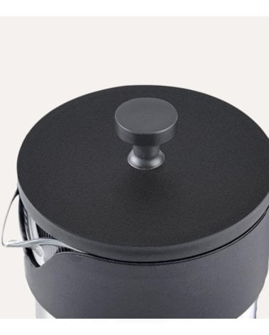 Cafetera Embolo Dark de Vidrio Templado