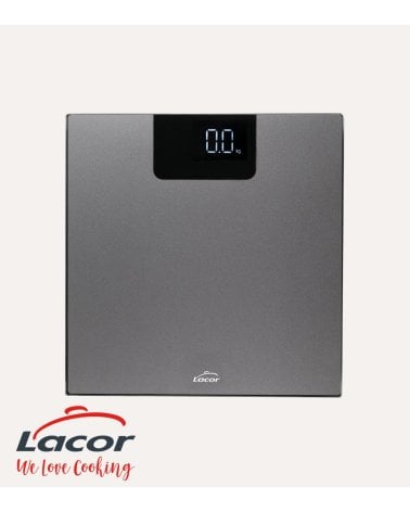 Báscula de Baño Silver de Cristal Templado