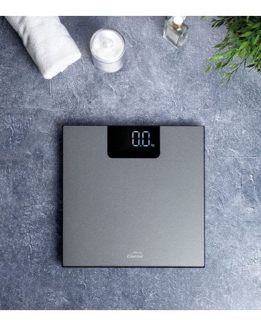 Báscula de Baño Silver de Cristal Templado