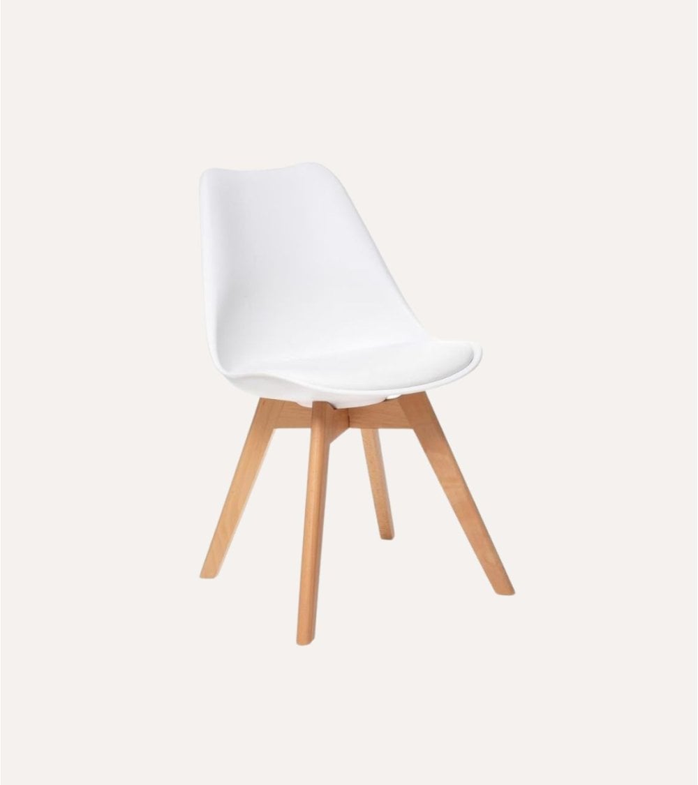 Silla de Comedor Baya con Pata de Madera
