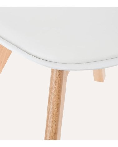 Silla de Comedor Baya con Pata de Madera