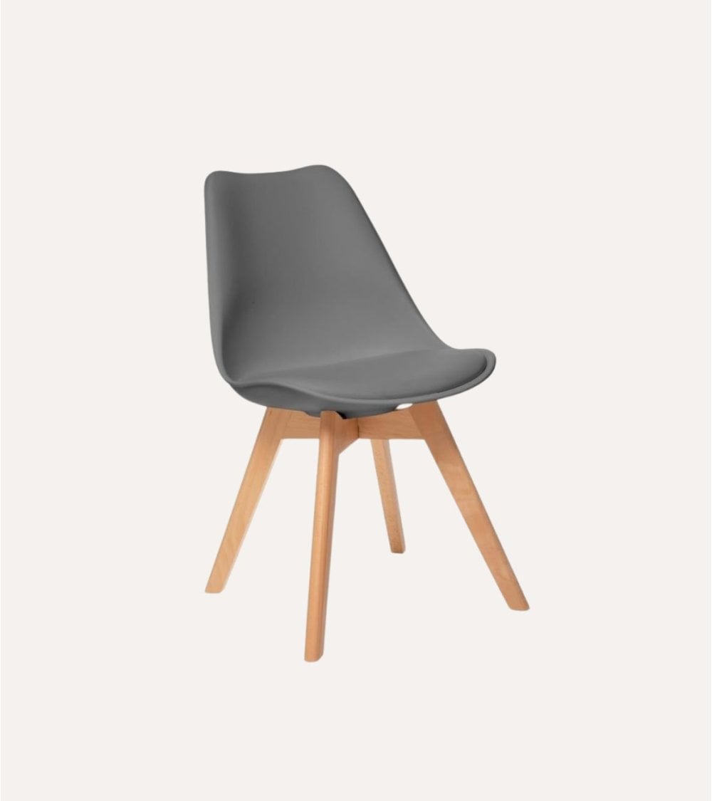 Silla de Comedor Baya con Pata de Madera