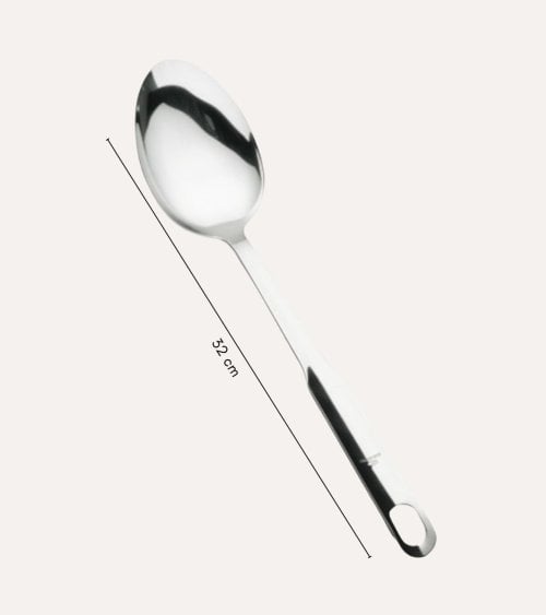 Cuchara de Cocina Monoblock de Acero Inoxidable 18/10