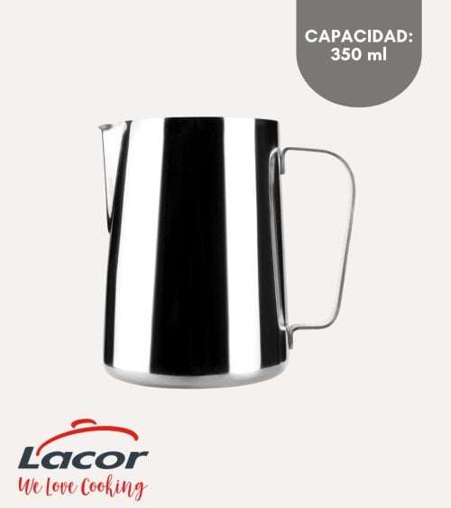 Lechera Clásica de Acero Inoxidable
