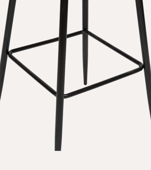 Silla de Bar Alta Sirac de Tela y Metal