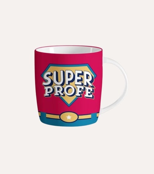 Taza Mug Super Profe de Cerámica