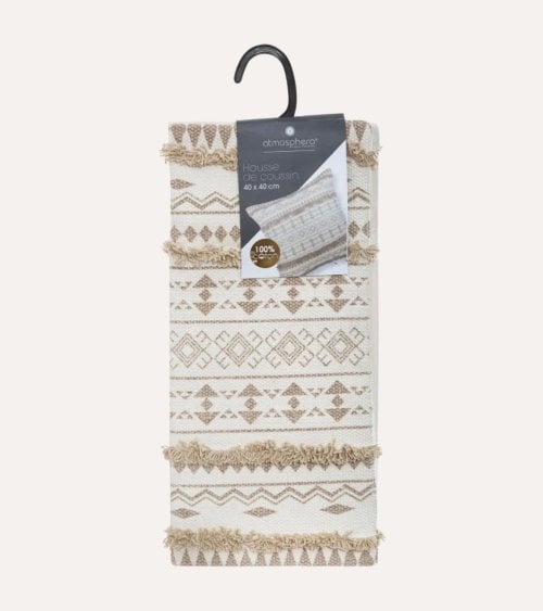 Funda de Cojín Blissblush de Algodón