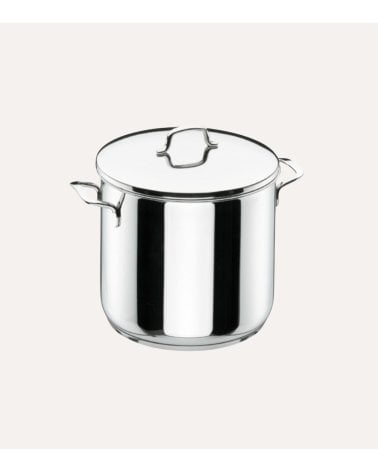 Olla Alta Gourmet con Tapa de Acero Inoxidable 18/10
