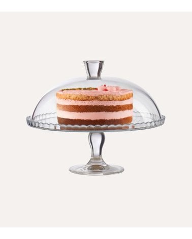 Expositor de Tartas con Tapa Lara de Cristal