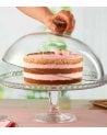 Expositor de Tartas con Tapa Lara de Cristal