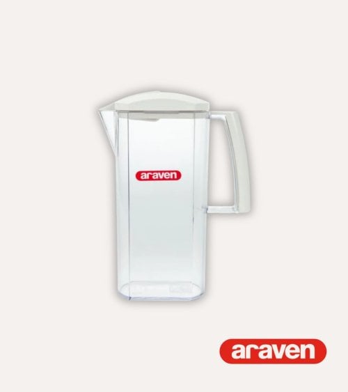 Jarra Rectangular con Tapa de Plástico de Araven