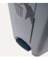 Cubo de Basura de Reciclaje con Tapa y Ruedas de Araven