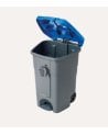 Cubo de Basura de Reciclaje con Tapa y Ruedas de Araven