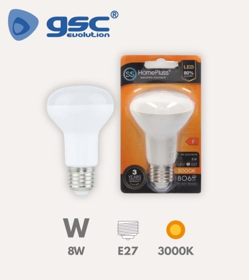 Bombilla LED Reflectora E27 8W