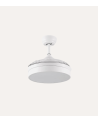 Ventilador de Techo y Lámpara LED Cala con Aspas Retráctiles