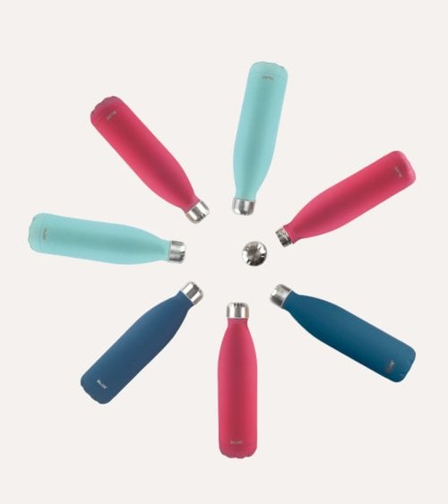 Botella Termo Colorful con Doble Pared