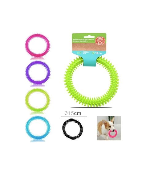 Juguete Anillo Dental para Perros Pequeños y Grandes