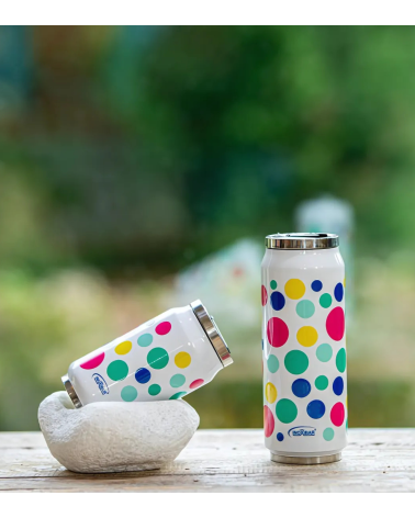 Termo Estilo Lata Thermocan Dots de Acero Inoxidable