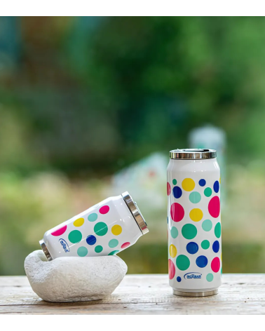 Termo Estilo Lata Thermocan Dots de Acero Inoxidable