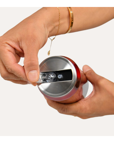 Termo Estilo Lata Thermocan Metalizado de Acero Inoxidable