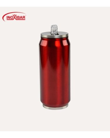 Termo Estilo Lata Thermocan Metalizado de Acero Inoxidable