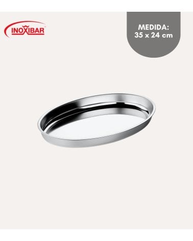 Fuente Honda Oval de Acero Inoxidable 18%