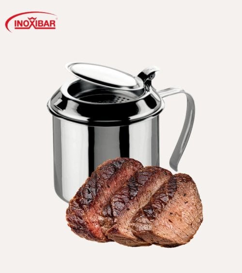 Grasera para Carne de Acero Inoxidable 18%