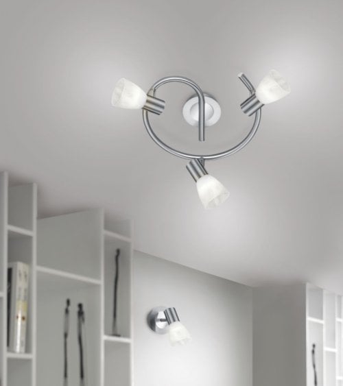 Lámpara Colgante Levisto con 3 Focos de Metal