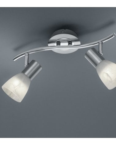 Lámpara Colgante Levisto con 2 Focos de Metal