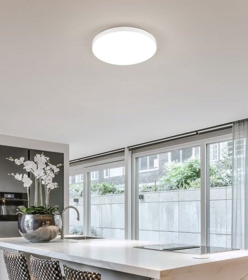 Plafón LED Spica de Plástico