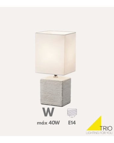 Lámpara de Mesa Ping de Cerámica