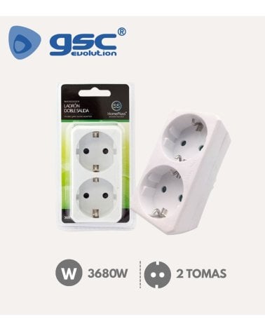 Ladrón de Enchufe con Doble Salida