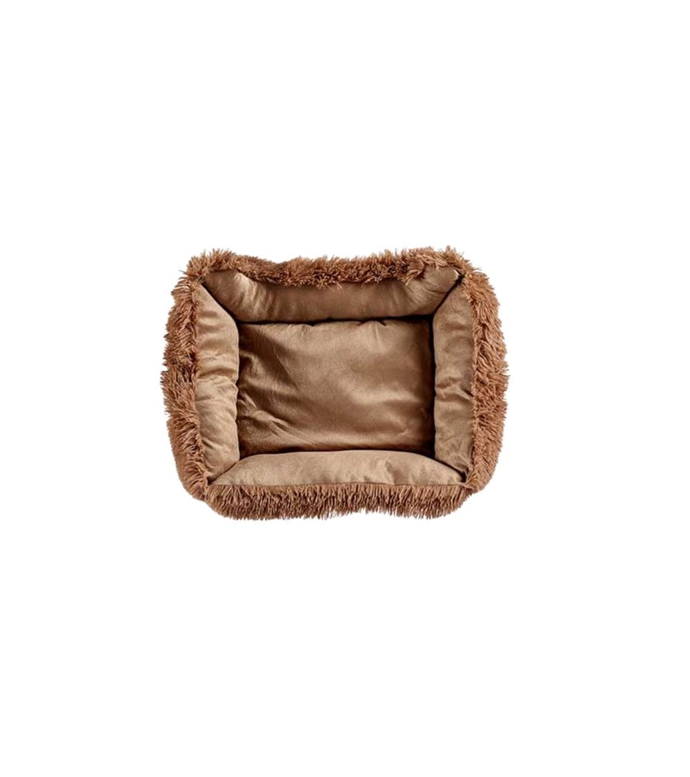 Cama para Mascotas con Pelo Acolchada