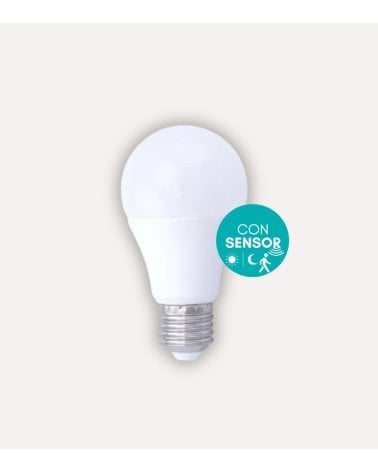 Bombilla LED Estándar E27 10 W con Sensor Presencia y Crepuscular