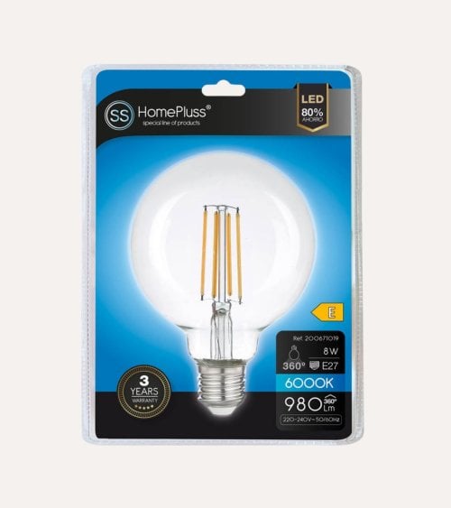 Bombilla Led Globo G95 E27 8W
